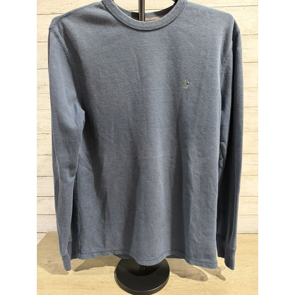 Volcom gray long sleeve thermal shirt men’s large